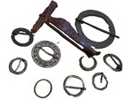 Amazing Lot Of 10 Ancient   Medieval Viking Era Annular   Bow Fibulae   Rings