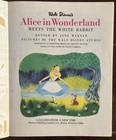 Alice In Wonderland 1951 Walt Disney Studio Little Golden Book Vintage 1st Ed