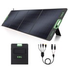 Green - Ebl 200w Portable Solar Panel  Foldable Ip65 Waterproof 200 Watt Solar