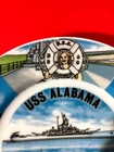 world War Ii Uss Alabama Battle Ship   Uss Drum Submarine Collectors Plate