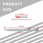 2 Pack Metal Scribe With Magnet  1 Count  pack Of 1   Silver White 