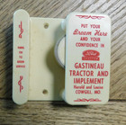Rare Broom Holder  Advertising Ford Tractor Gastineau  Cowgill  Mo  N o s 