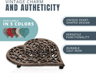 Cast Iron Heart Trivet   Decorative Cast Iron Trivet For Kitchen Countertop Or D