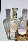 Antique Medicine Bottle Lot  10  - 4711 Cologne  Opium Paregoric  Dr  King   s  Nc