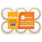 36 Rolls Carton Sealing Packing Shipping Tape 2  1 8 Mils 55 Yards Clear