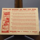 Vintage Sheet Music Star Band Folio For Solo Bflat Cornet  Reference Copy  Ruban