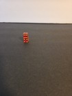 Vintage Bakelite Cherry Red Dice Large 1 1 2    Dice 62 Grams Each