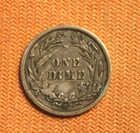 1899-s Barber Silver Dime  Semi Key Date   10c