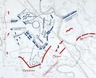 West Point Civil War Map Battle Of Stones River Murfreesboro Tennessee Dec 1862
