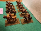 10 25mm Mounted Ral Partha Boers Painted  lot 295 