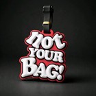 Luggage Tags Vacation Id Tag Fun Colorful Travel Accessory Not Yours Mine New