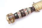 Antique Jambiya Dagger Knife Inlayed Handle Moroccan Syrian Vintage 10 75 