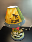 Cute Vintage Childs Farm Animal Lamp 16  Tall Perfect Condition 