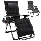 Zero Gravity Chair Reclining Lounge Chair W  Removable Cushion Indoor   Outdoor