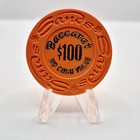 Sands Hotel Casino Las Vegas Nevada 1981  100 Baccarat Ncv Casino Chip E6748
