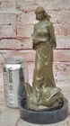 Bronze Sculpture Statue Athena And Dragon A Moreau Mythic Collectible Decor