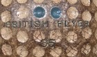 Rare vintage British Flyer 35 Golf Ball - Cracked Back Side But Very Displayable