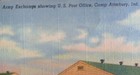 Camp Atterbury  Indiana Linen Military Postcard - Curt Teich