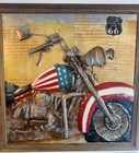 Harley Davidson Framed Metal Art