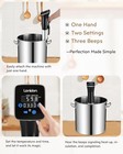 Anova Culinary Sous Vide Precision Cooker Pro  1200 Watts  Black And Silver