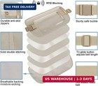 Travel Money Belt Hidden Waist Stash Wallet Rfid Blocking Anti-theft Passport Ho