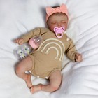 Real Handmade Reborn Dolls Vinyl Silicone Realistic Newborn Baby Girl Doll Gift