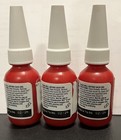 Loctite 262 High Strength Threadlocker 10 Ml Bottles     Lot Of 3     Exp 02 26