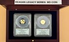 Lot Of Two  2019-w  2021   5 Gold Eagle Pcgs  Pr70 Wp Hoad Reagan Legacy Series