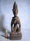 Africantic African Tribal Art Yoruba Female Statue Nigeria Vintage Figure