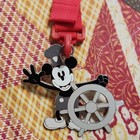 Disney Mickey Mouse Exclusive Pin Set On Red Lanyard Assorted Designs