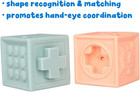 Soft Stacking Blocks For Baby - Sensory Montessori Toys Toddler Activities - Gif