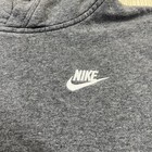 Nike Hoodie Youth Xl Gray Club Fleece Pullover Swoosh Logo Kangaroo Pocket