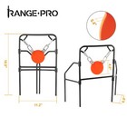 2-piece Centerfire Rifle Ar500 Steel Gong Target  4    6 