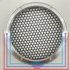 2- 6 5  Chrome Alu Speaker Cover Mesh Grill For Car Woofer Audio Dj Pa W 6 Holes