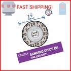 Dremel Ez Lock 120 Grit Sanding Discs For Rotary Tools  5-pieces  ez412sa 