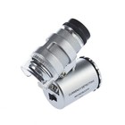 Microscope 60x Led Light Jeweler Loupe Pocket Magnifying Magnifier Glass Gift