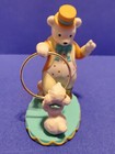 Set Of 4 Vintage 1993 Avon Magnificent Porcelain Circus Bears Fine Collectibles