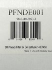 3m    Privacy Filter Dell Latitude 14 E7450 W  Comply    Attachment System Pfnde001