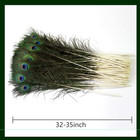 24pcs Peacock Feathers Long Natural In Bulk 32-35 Inch 80-90 Cm For Vase Craft