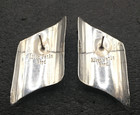 Vtg Navajo Turquoise Sterling Silver  925 Earrings Signed Allen Paula Boyd Large