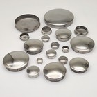 Round 304 Stainless Steel Blanking End Caps Tube Pipe Inserts Plug Od 12mm-114mm