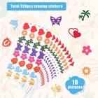 320pcs Tanning Stickers For Body  9 8 X 5 5inch M  As Shown In The Picture
