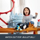 Hot Wheels Mario Kart Bowser   s Castle Track Set With 1 64 Scale Die-cast Kamek