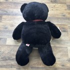 Vintage Dakin Gingham Bear Large Plush 25  Black Tan Stuffed Animal With Tag