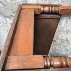 Primitive Farmhouse Drop Leaf Kitchen Table 