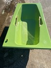 Rare 72  Vtg Kohler Cast Iron Bathtub Fresh lime Green Mid Century Free Shipping