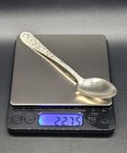 Atq Stieff Rose Solid Sterling Silver Repouss    Teaspoon 5 5 8  22 8g  Scrap  4
