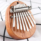1 Pc Wood Mini Thumb Piano 8 Keys Portable Kalimba Finger Piano For Beginners