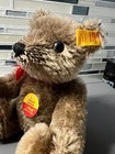 Vintage Steiff Miniature Teddy Bear 0202 15 Brown Mohair All Tags - New Old Stk
