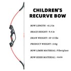 41 Inch Youth Archery Bow Set  Adjustable Bow  Tension 10-15 Pounds  Suitable   